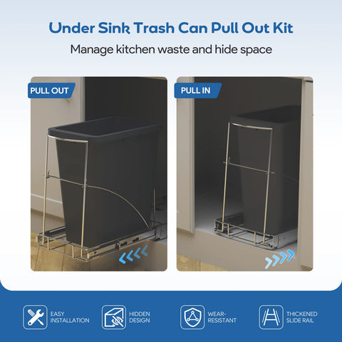 Tanamu chrome-finish sliding rack offers durable, smooth operation in daily use.