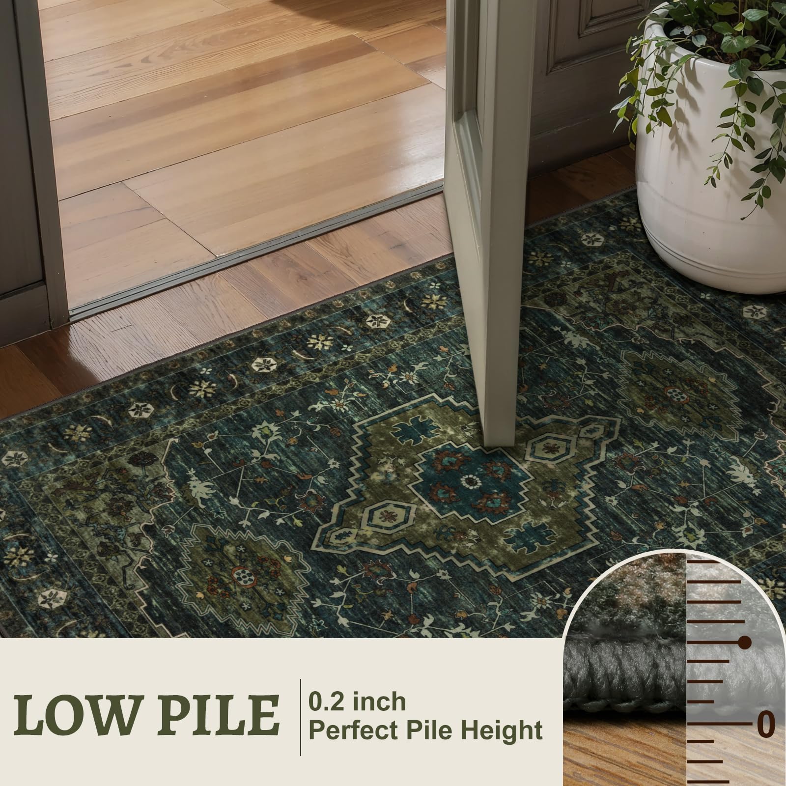 Tangsoo soft underfoot boho rug texture ideal for living rooms and bedrooms.