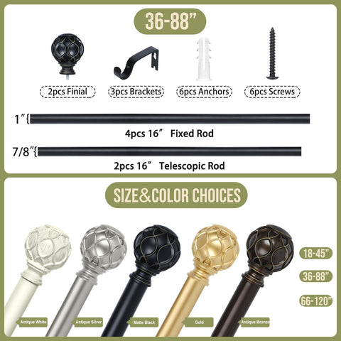 TANGWIN decorative finials elevate room decor with classic charm.