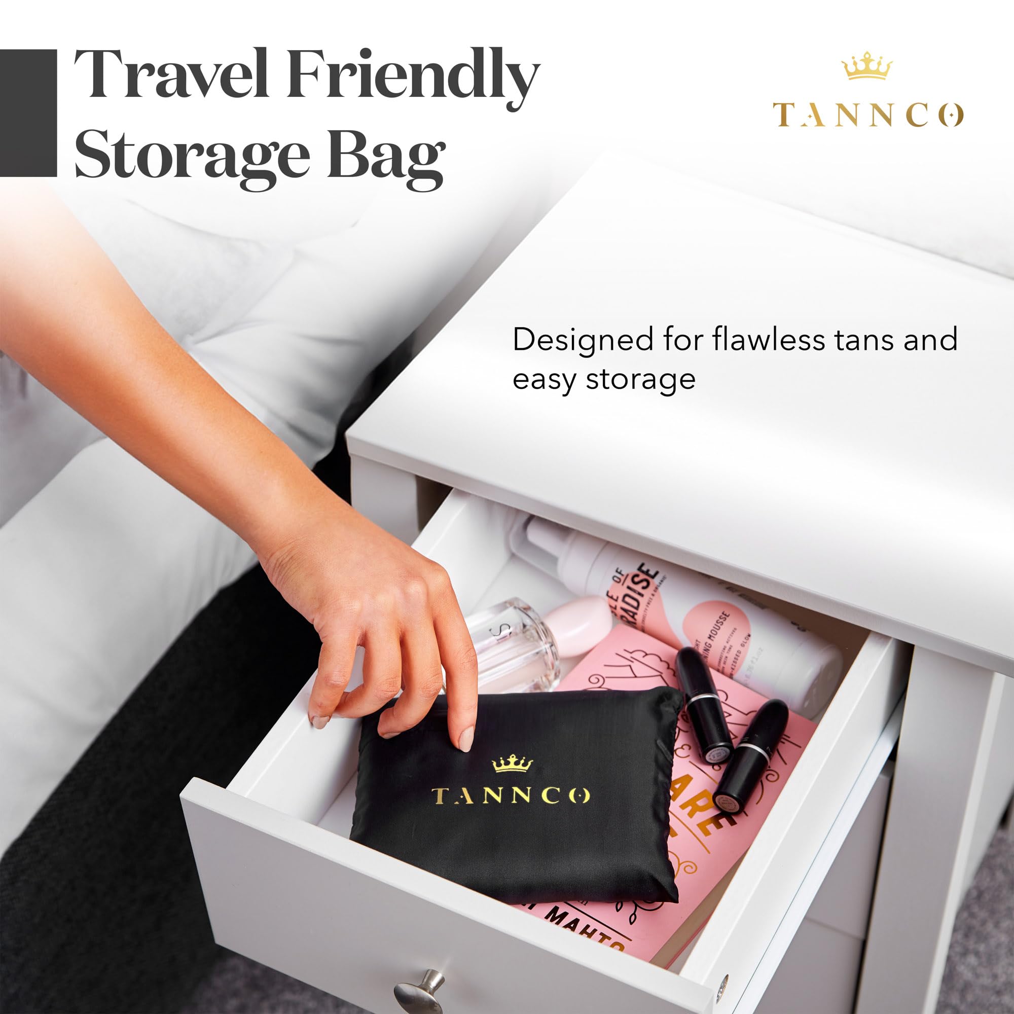 Machine-washable and quick-drying label on the TANNCO sleep sack for easy care