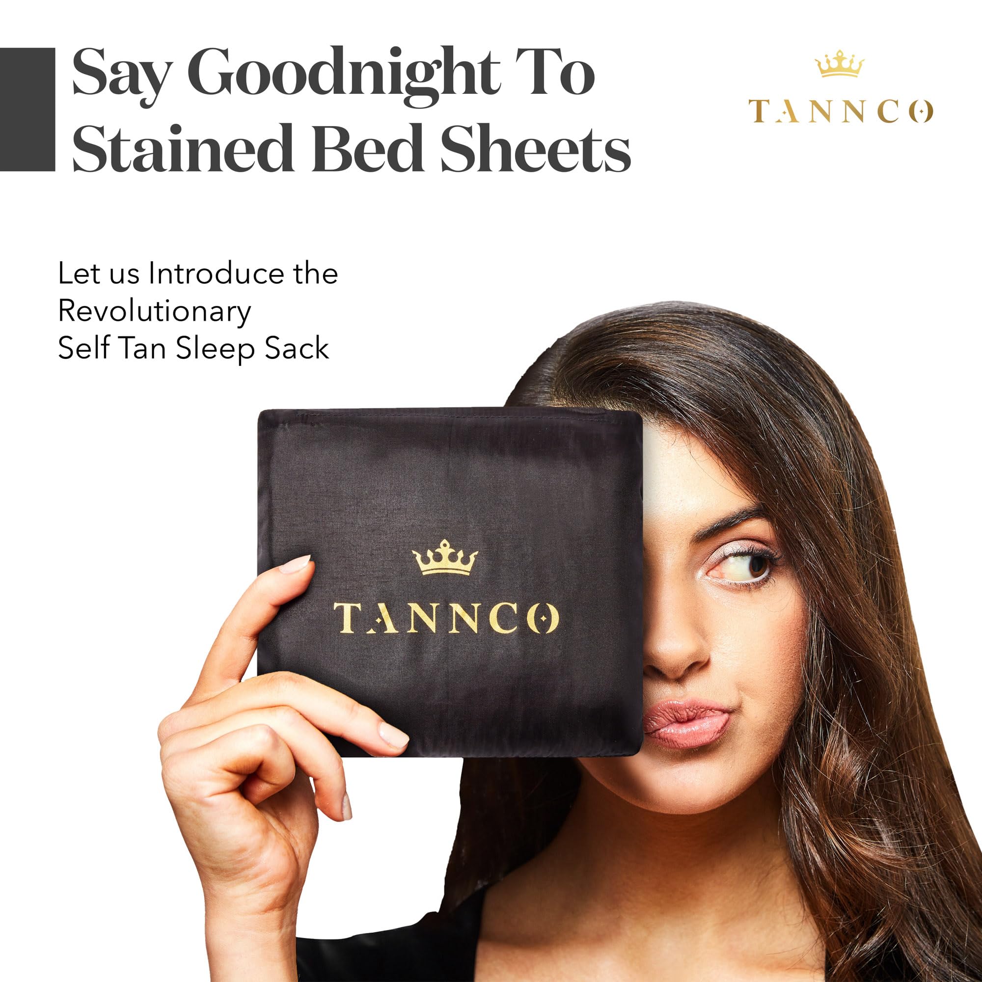 Close-up of silky fabric on the TANNCO sleep sack highlighting luxury feel