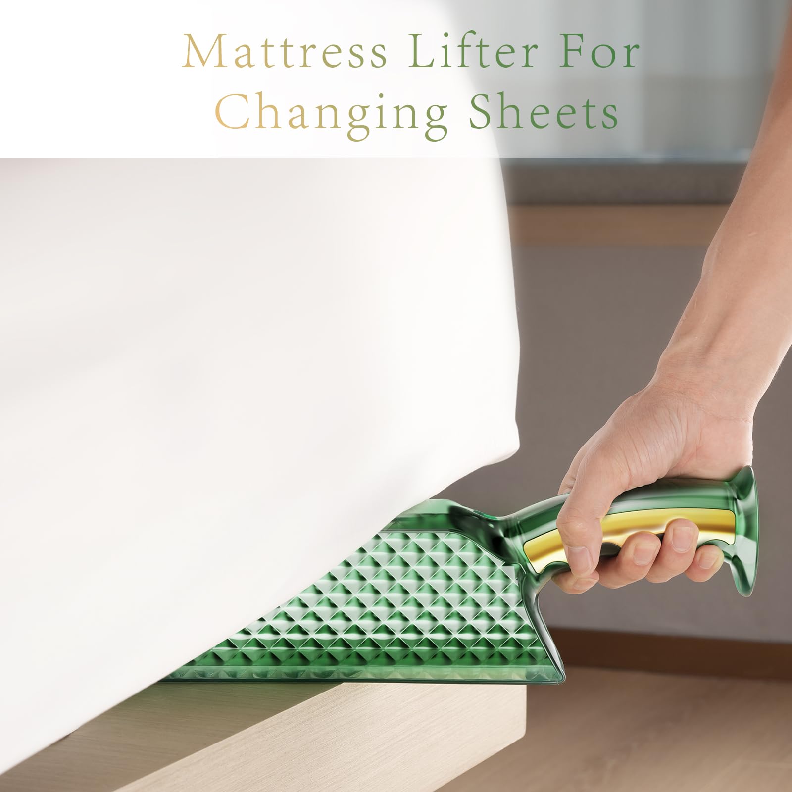 Tantea ergonomic mattress lift showing smooth lifting action
