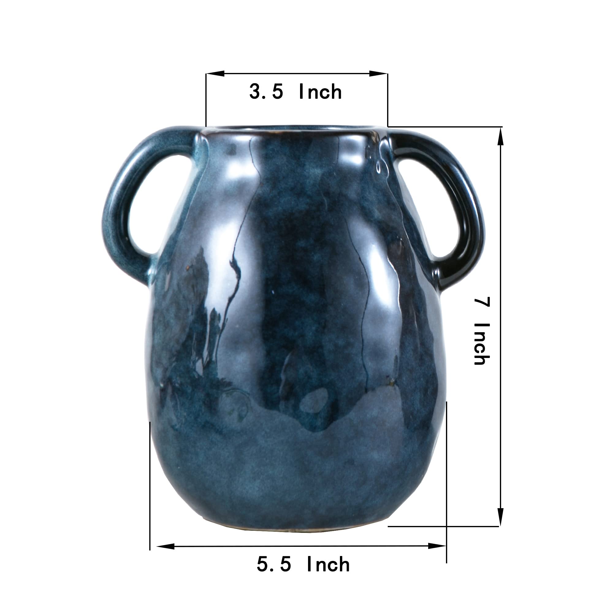Tanvecle vase holds fresh, dried, or artificial flowers for year-round décor.