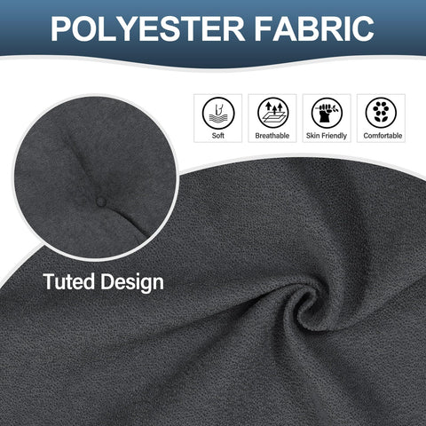 TANYOO back support pillow measures 23.5 by 15.6 by 4 inches for ergonomic fit