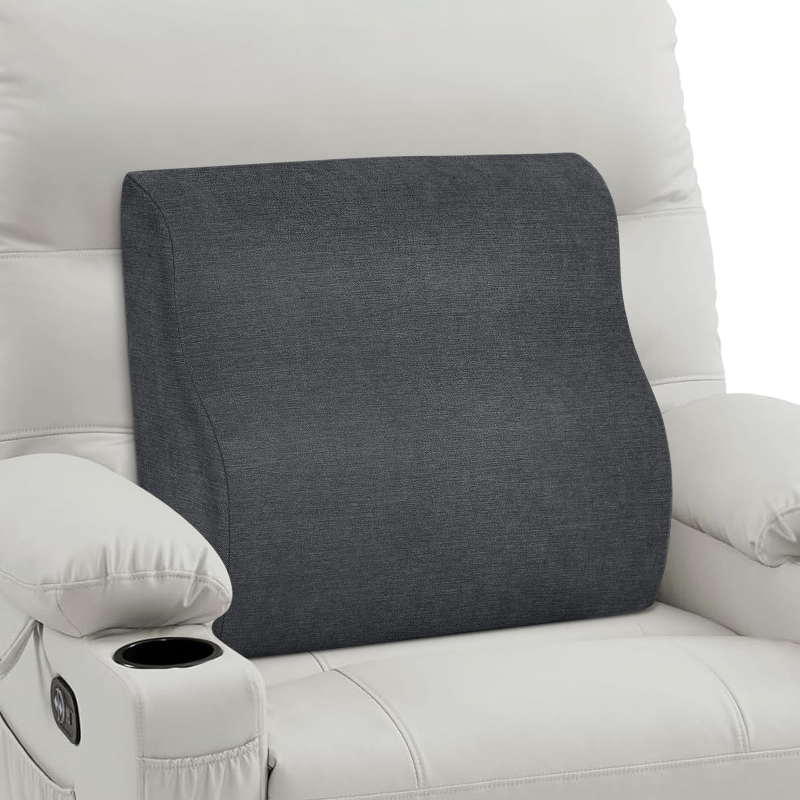 TANYOO back support pillow for recliner with dual-layer design for extra comfort