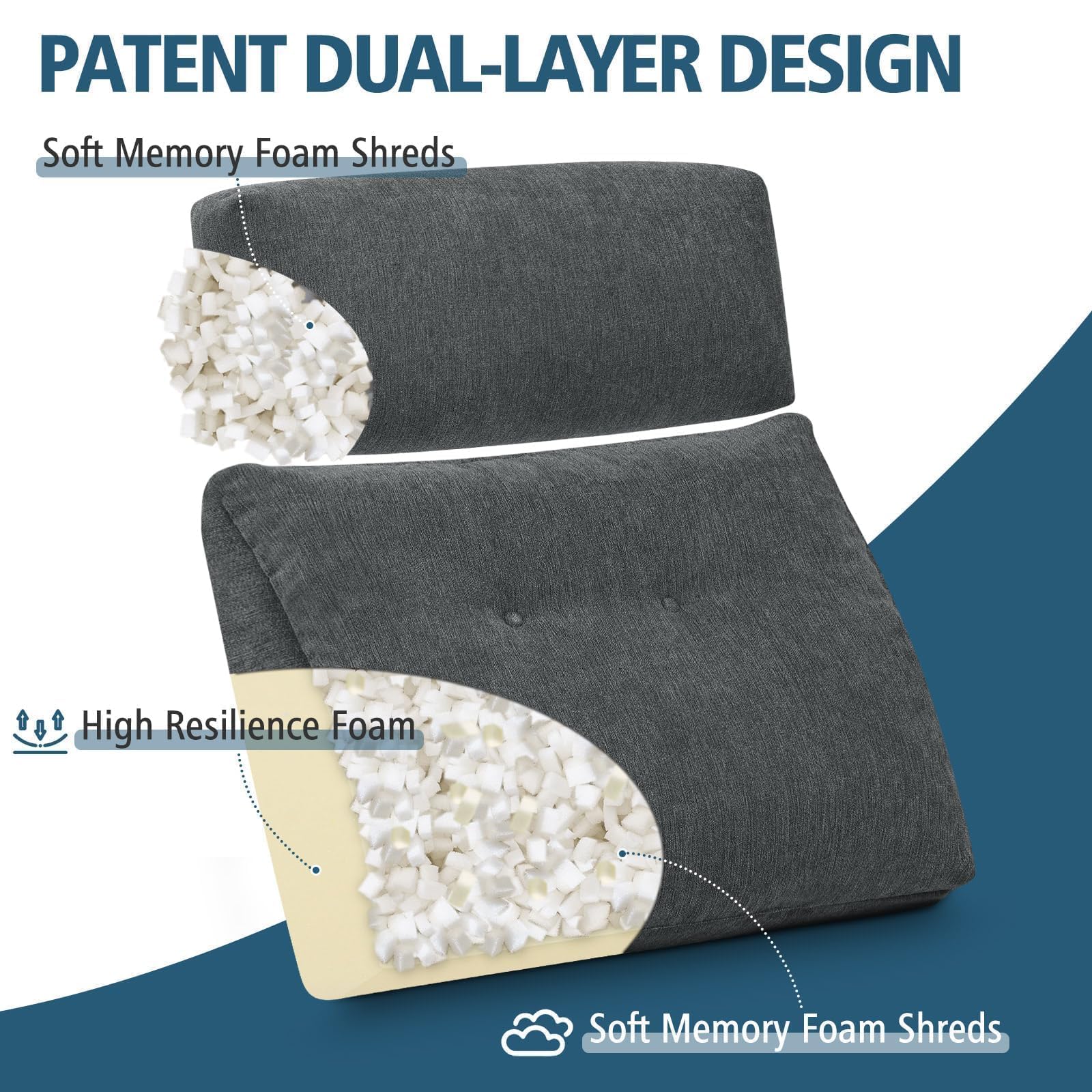TANYOO headrest pillow for recliner provides neck alignment for comfortable lounging.