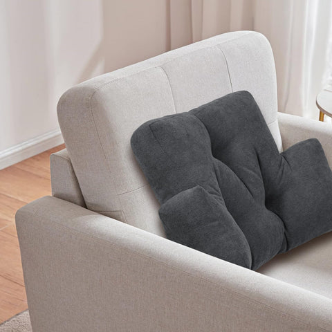 TANYOO lumbar pillow with soft plush cover enhances comfort and easy cleaning