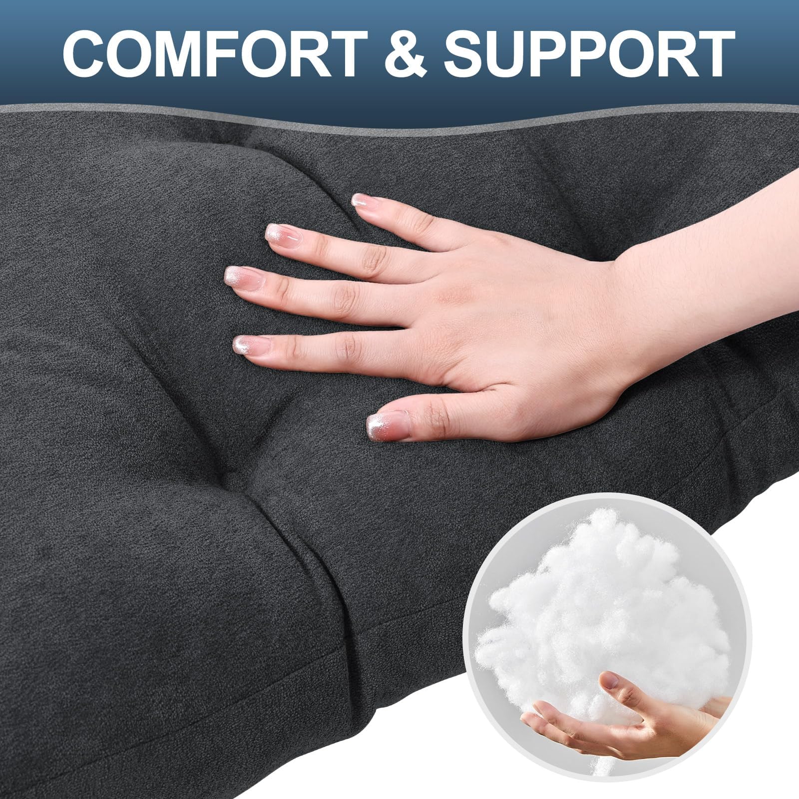 TANYOO back pillow suitable for recliners, armchairs, office chairs, and sofas