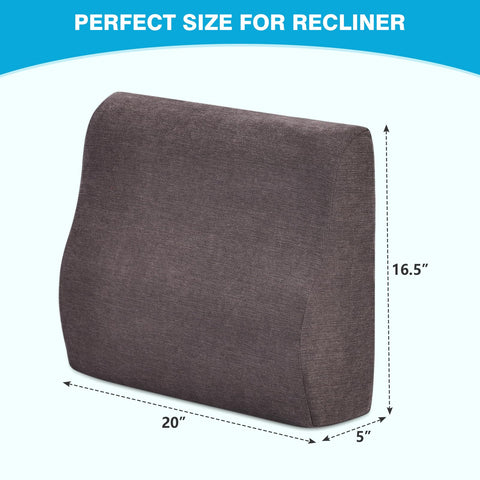 TANYOO recliner-size pillow fits most couches and chairs