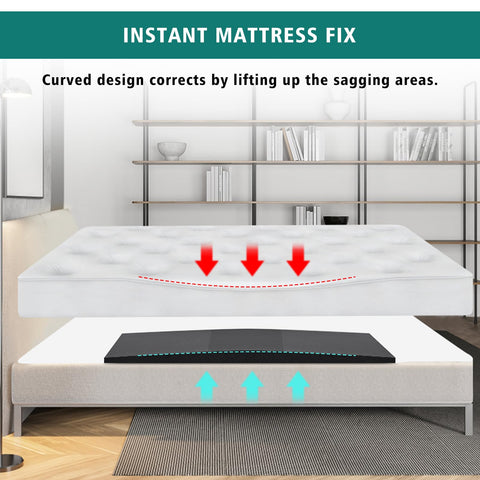 TANYOO trapezoidal flat-top design targets sagging areas for stable sleep surface