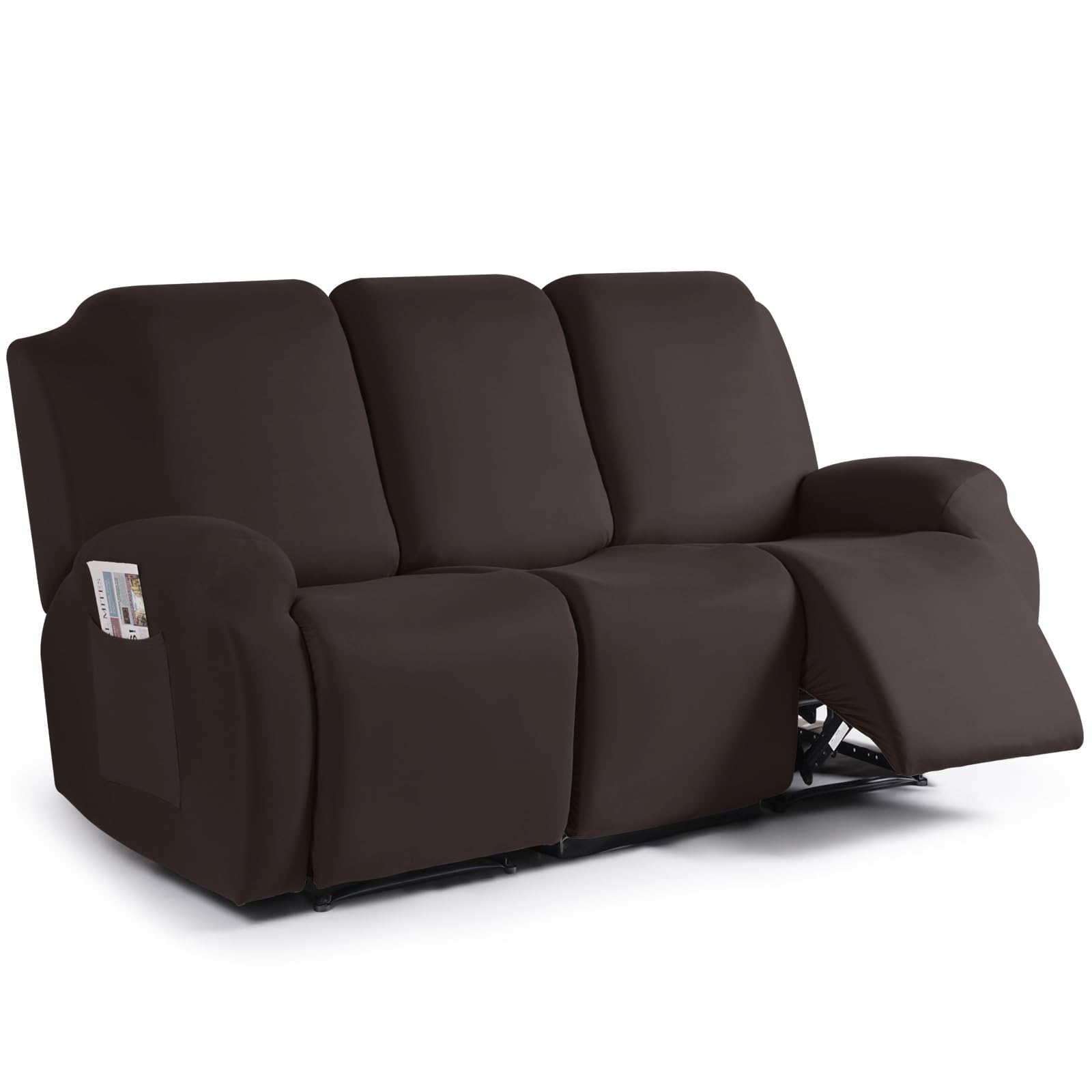 TAOCOCO recliner slipcover close-up of premium fabric for comfort and protection.