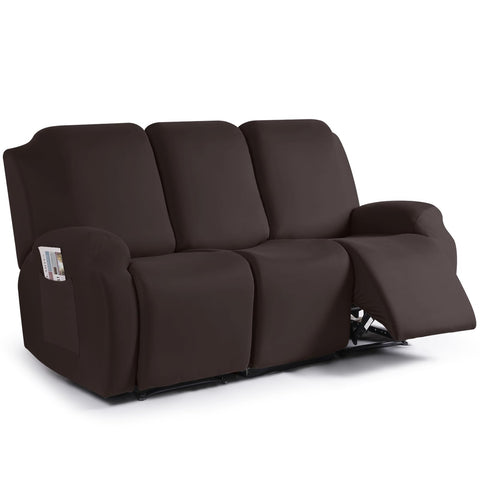 TAOCOCO recliner slipcover close-up of premium fabric for comfort and protection.
