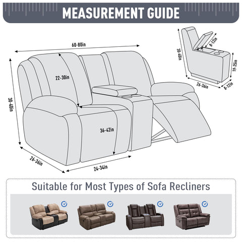 TAOCOCO Easy-install recliner slipcover refreshes furniture quickly.
