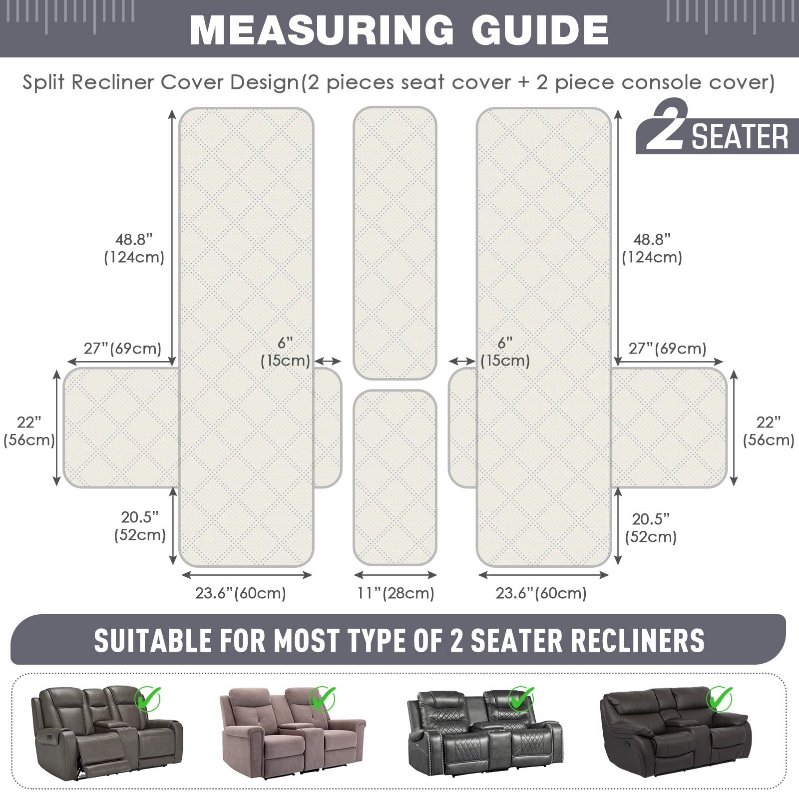 TAOCOCO easy-install recliner cover saves setup time.