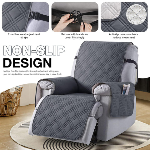 TAOCOCO pet-friendly recliner cover suitable for kids and pets