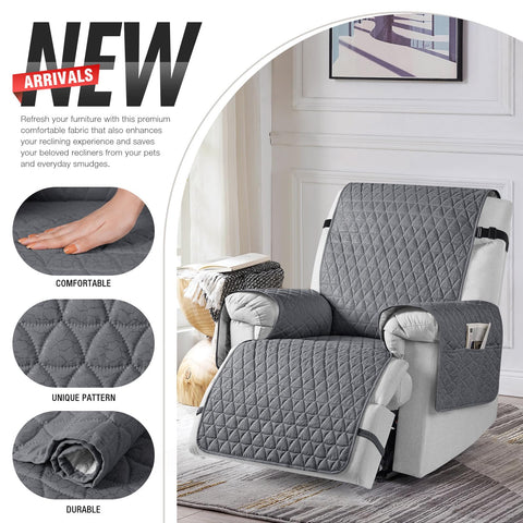 Elastic band system secures headrest, lumbar, and footrest for a snug fit.