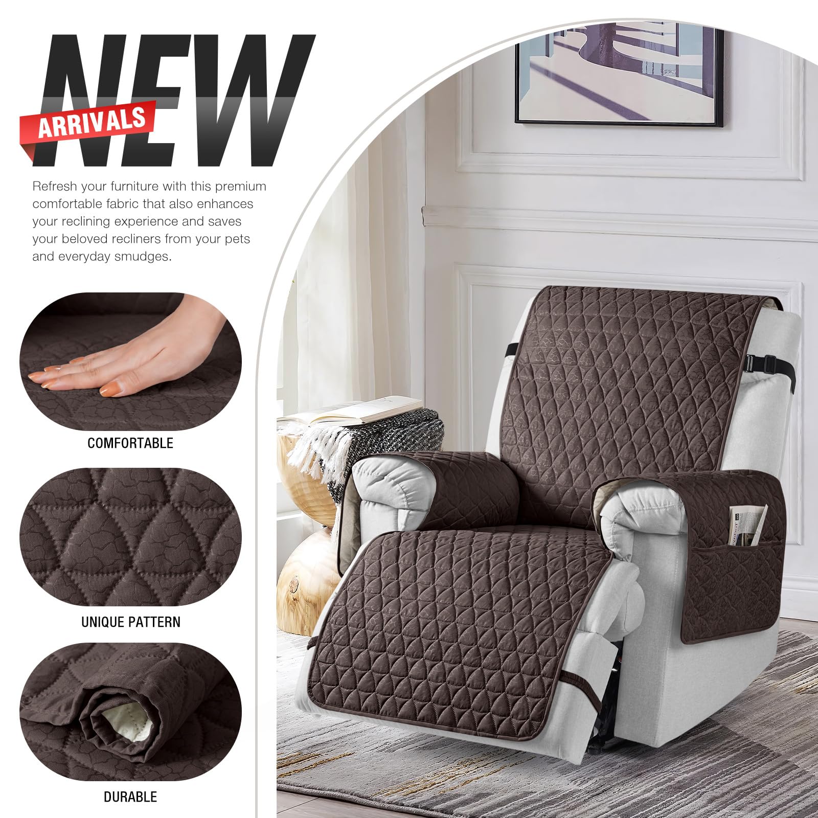 TAOCOCO four-tier anti-slip system reduces shifting for a tidy look