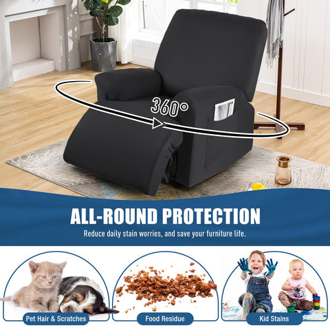 TAOCOCO recliner cover is machine washable for easy maintenance.