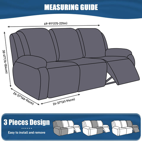 TAOCOCO slipcover with pockets offers convenient storage during movie nights