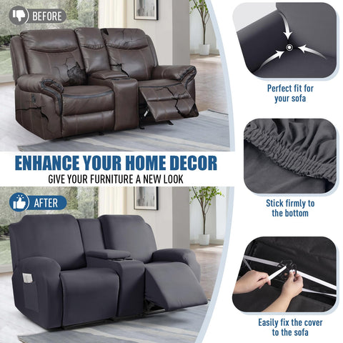TAOCOCO storage cover slipcover includes pockets for small items.