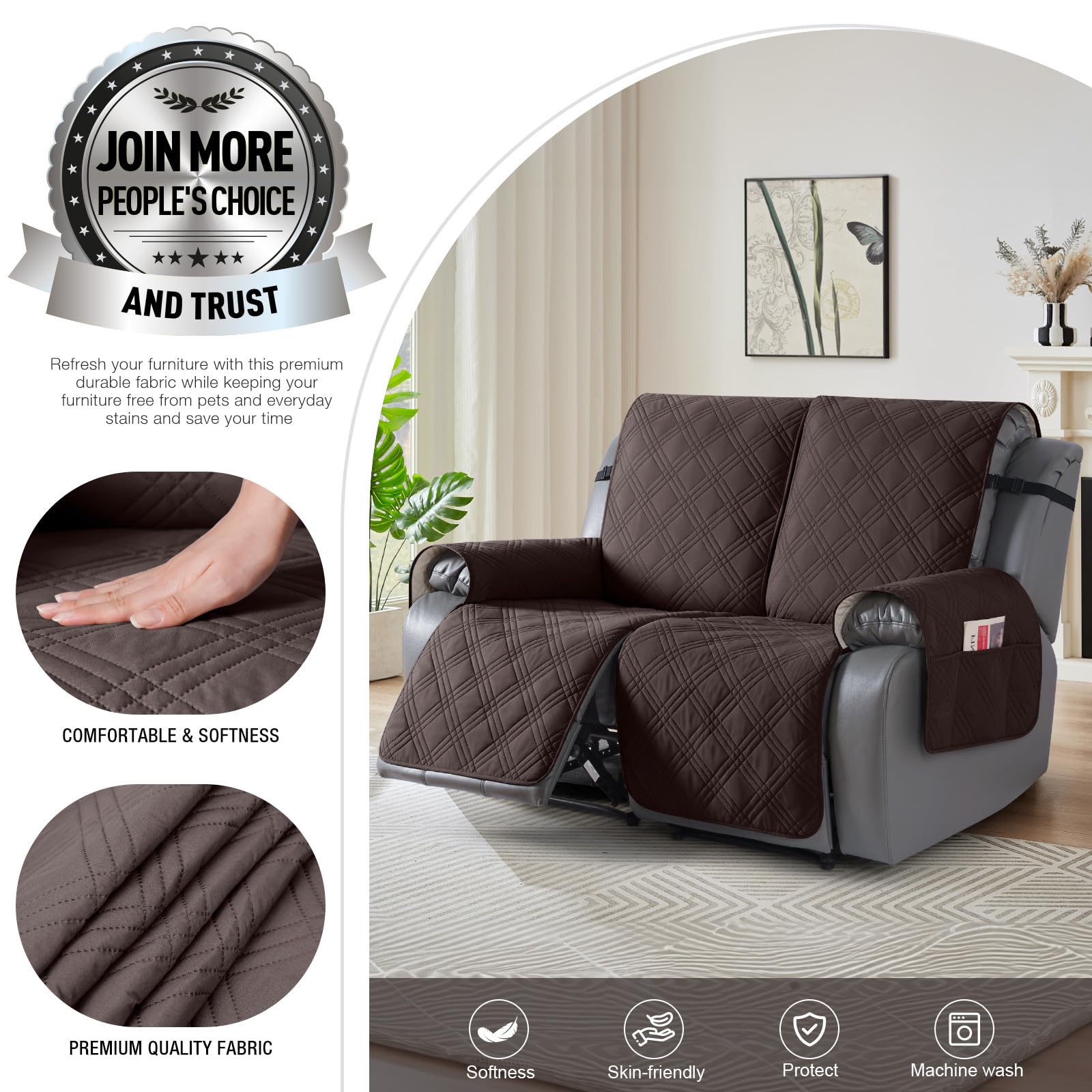 TAOCOCO waterproof fabric closeup highlights durable coating and soft interior