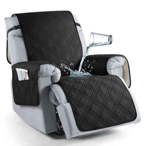 TAOCOCO waterproof recliner cover viewed from the top for reliable spill protection.