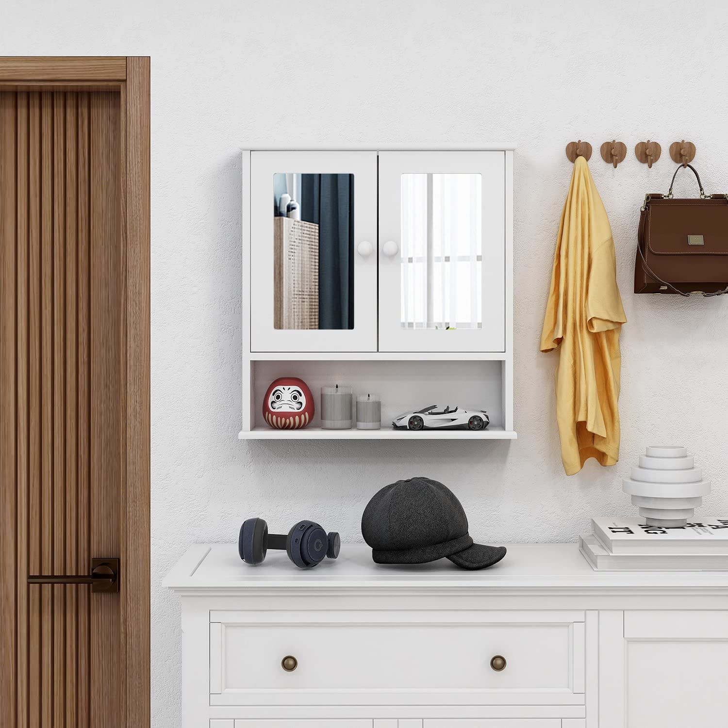 TaoHFE mirror-front cabinet enhances light and space in small bathrooms