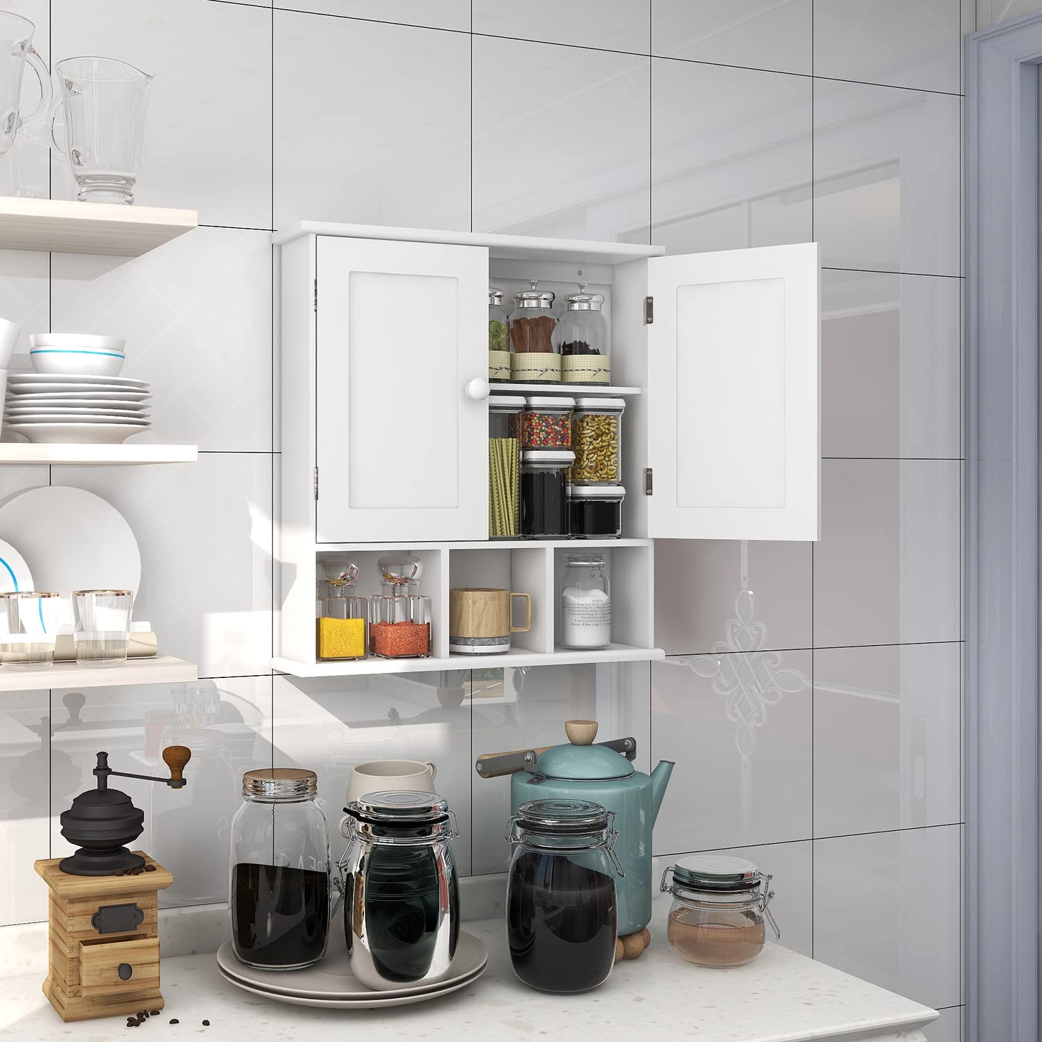 TaoHFE toilet-side cabinet side profile highlighting space-saving design