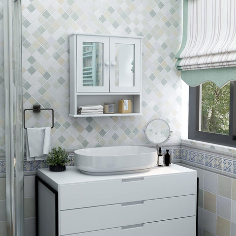TaoHFE wall-mounted bathroom cabinet over toilet saves floor space
