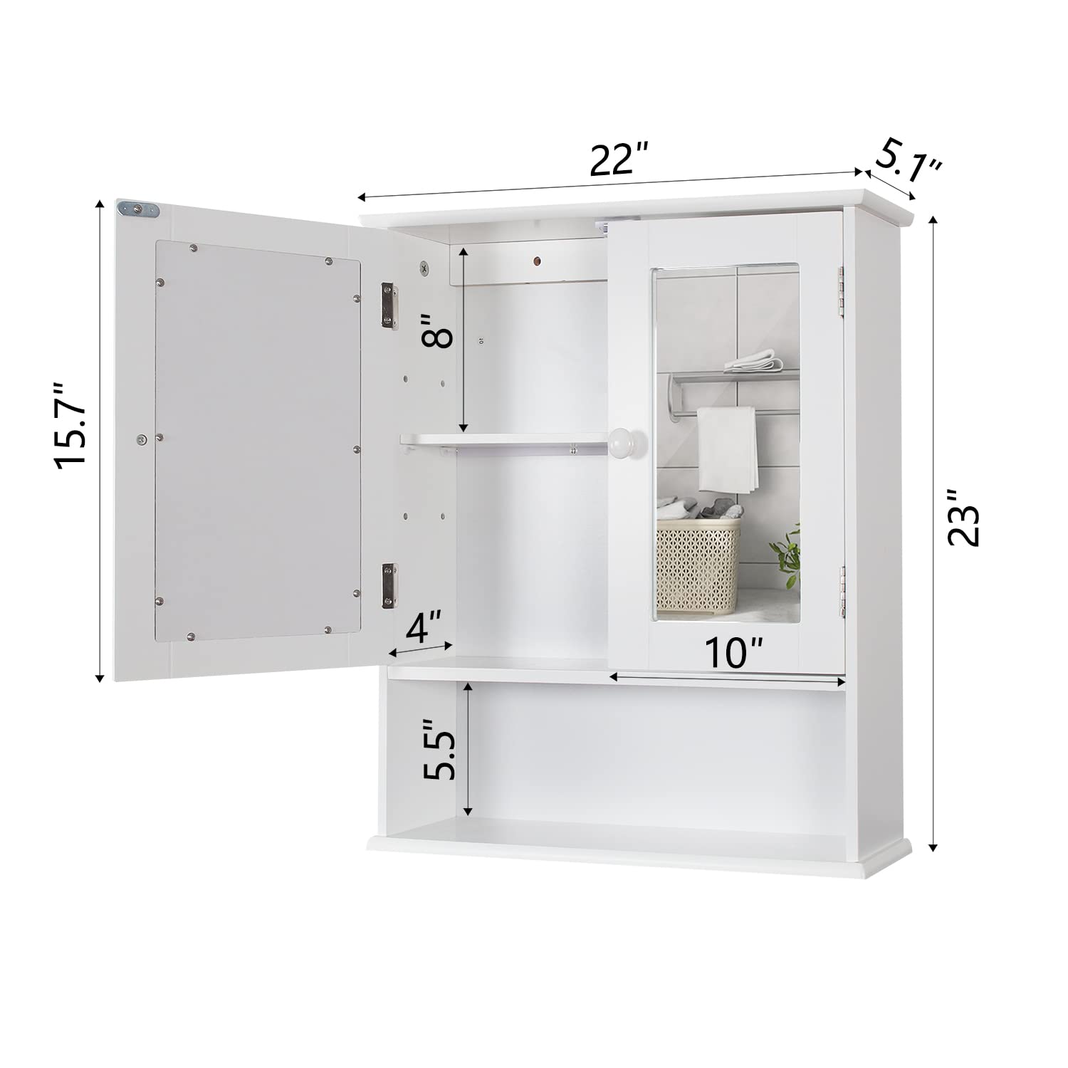 TaoHFE waterproof-finish cabinet withstands bathroom humidity and cleaning