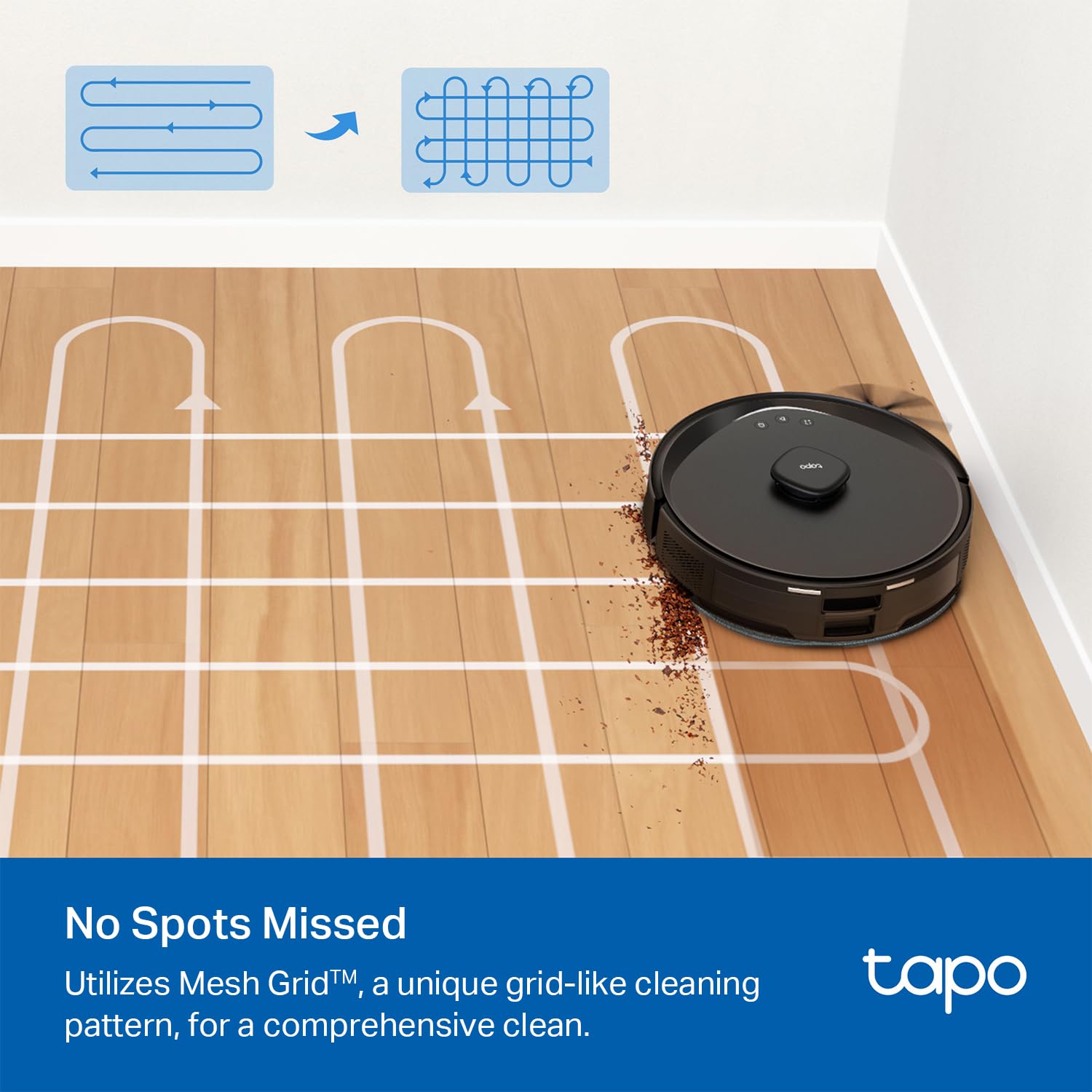 3-floor mapping capability of the Tapo RV30 Max Plus for multi-level homes.