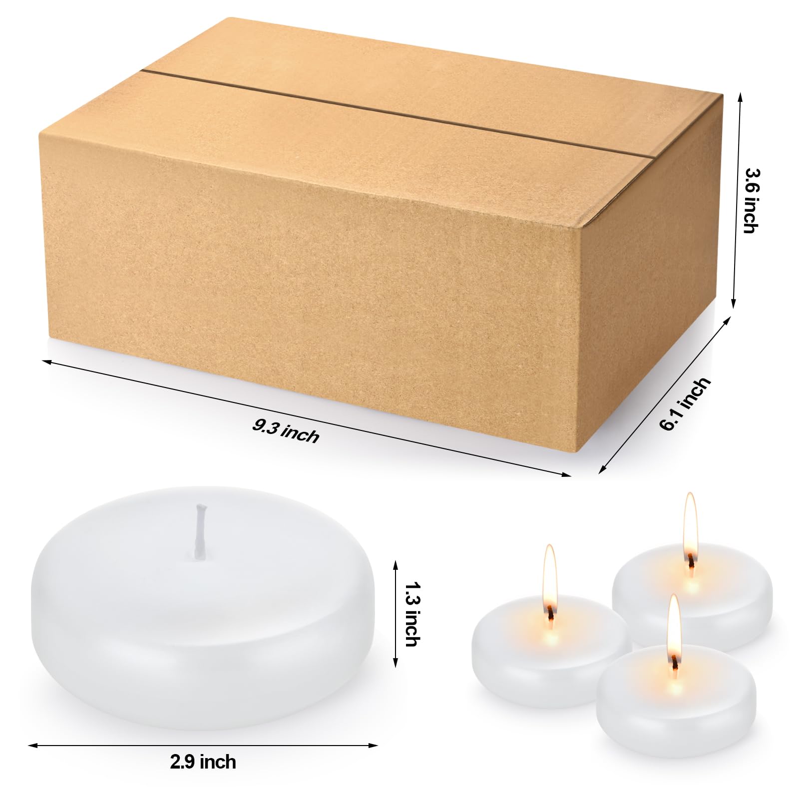 Tappovaly smokeless, long-burning candles offer clean burn in baths