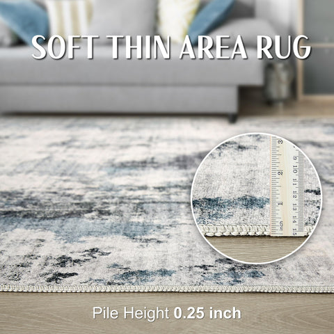 Taranch washable rug stain-resistant fiber — resists spills and keeps color.