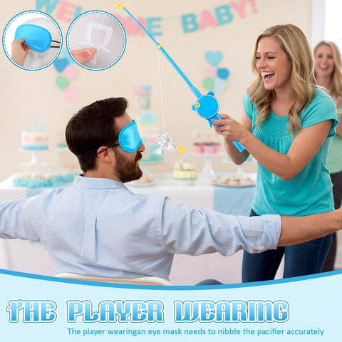 Tasdurian pacifier-swing game scene with participants