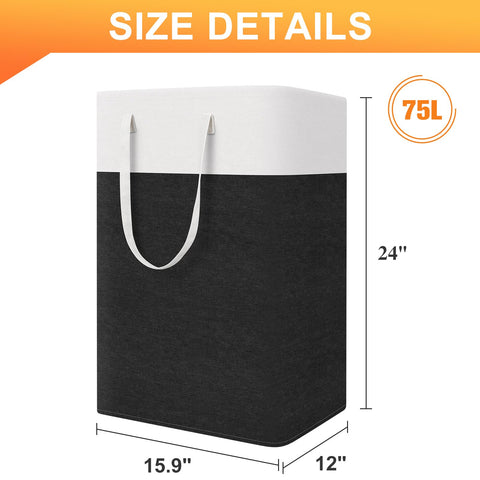 TasticTotes collapsible laundry basket saves space when not in use