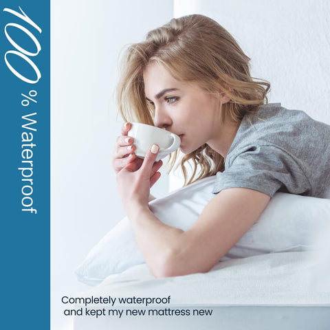 TASTELIFE deep-pocket elastic band secures fit on thick mattresses