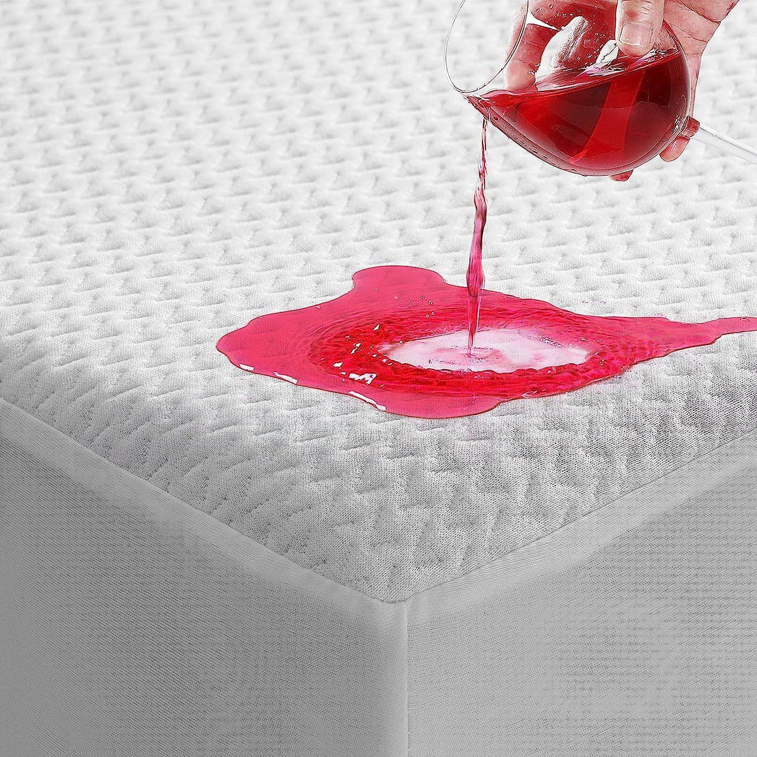 TASTELIFE king-size mattress protector with 3D air fabric promoting breathability and protection.