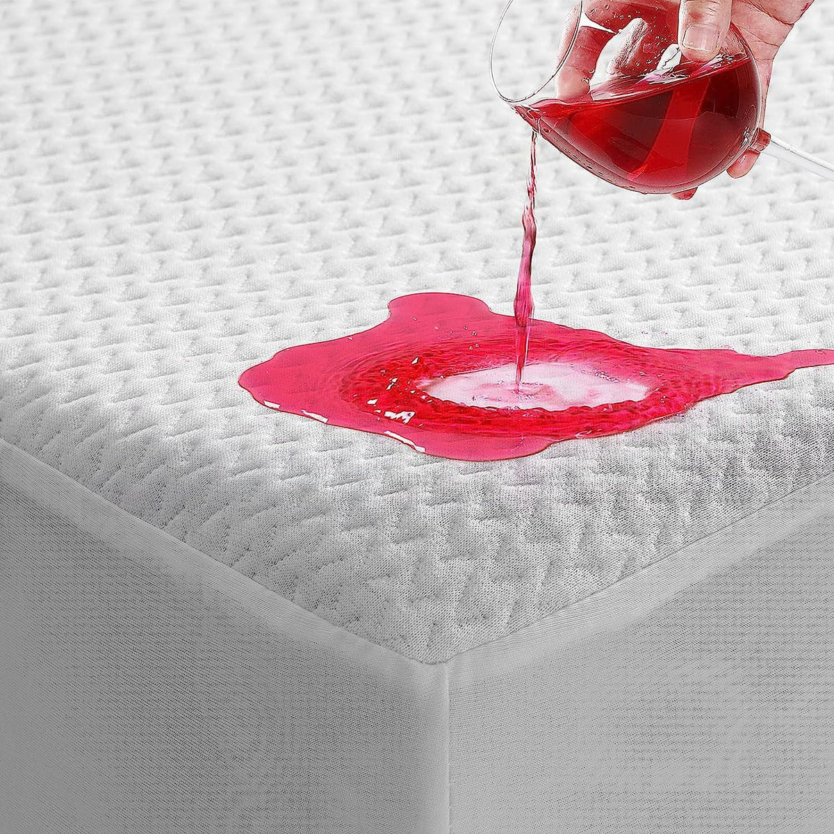 TASTELIFE king-size mattress protector with 3D air fabric promoting breathability and protection.