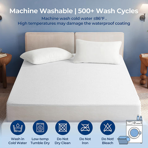 TASTELIFE machine-washable protector is easy to clean and reuse.