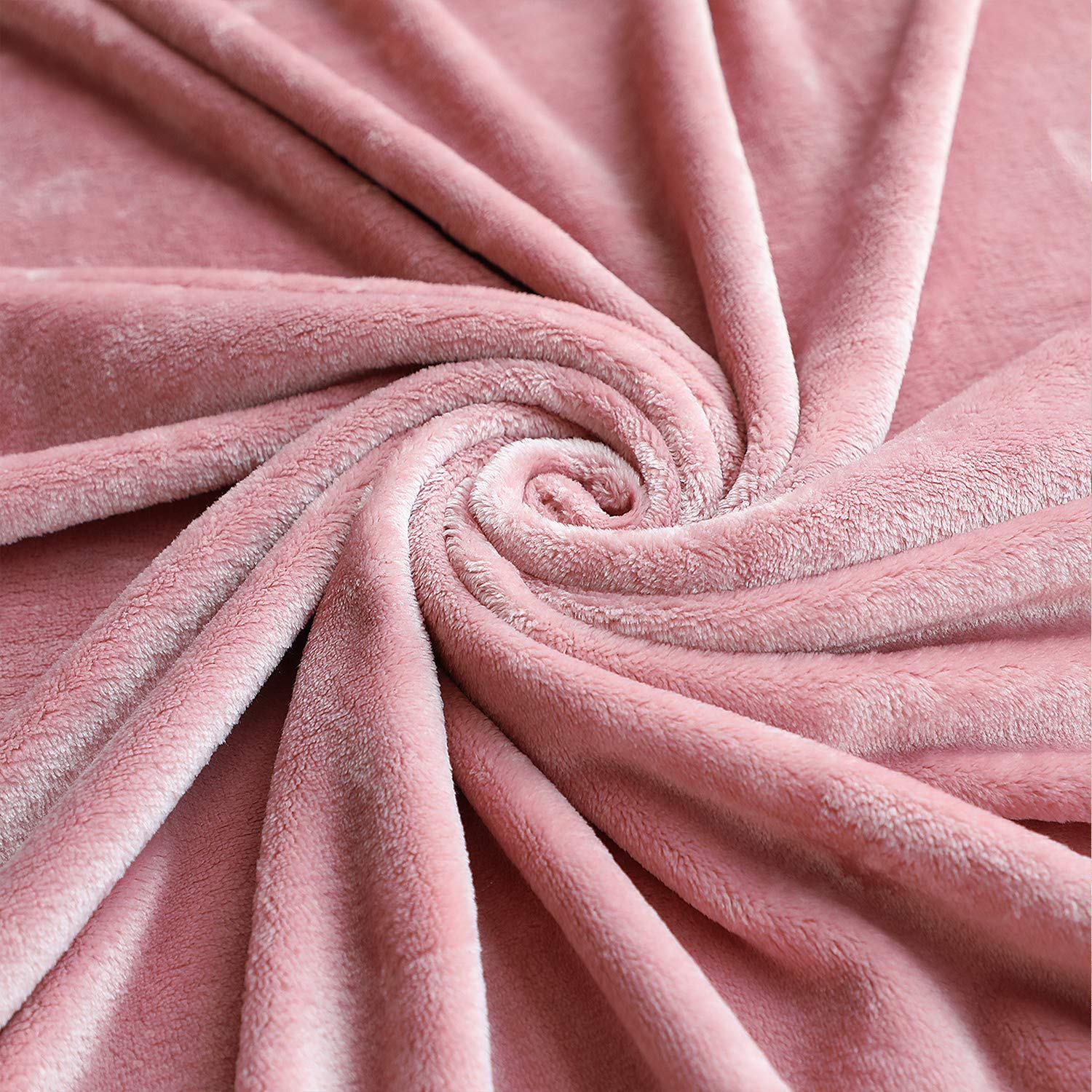 TASTHROW close-up of plush flannel fleece texture