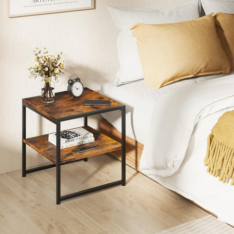 Tatub 20in end-table-tabletop-20x20 ample surface for decor and beverages