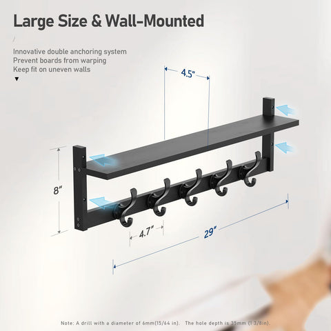 Tatub space-saving wall organizer maximizes vertical storage without clutter