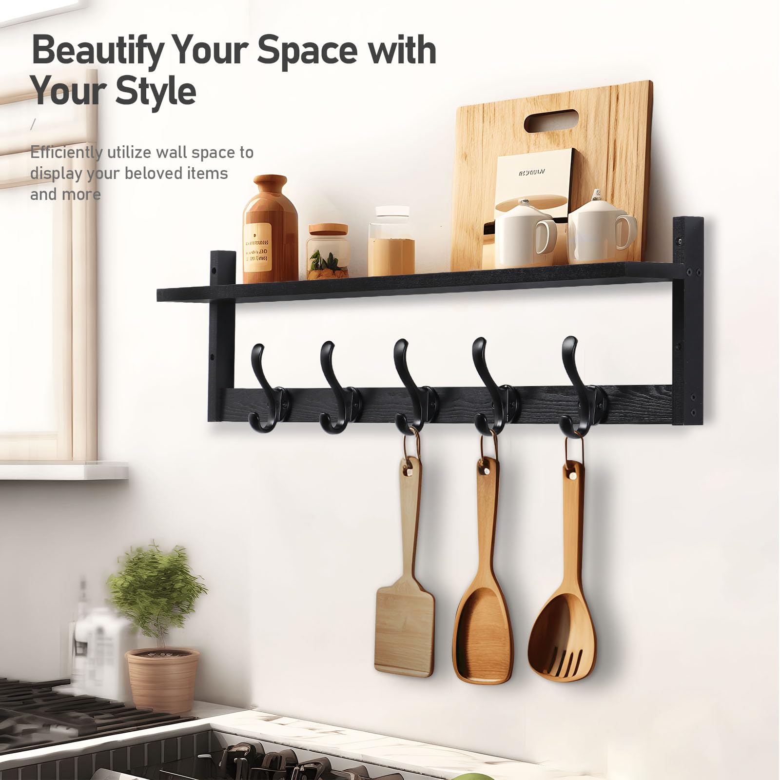 Tatub upgraded metal hooks support up to 80 lbs, ensuring durable daily use