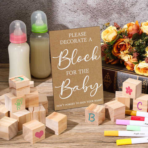 Tatuo block sign with measurements to plan a personalized display