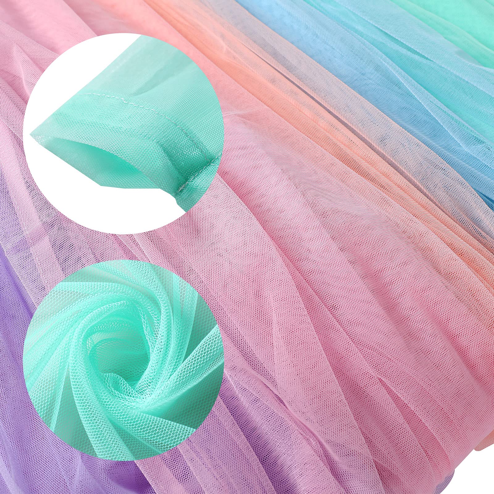 Tatuo bright color sheer curtains diffuse light for mood setting