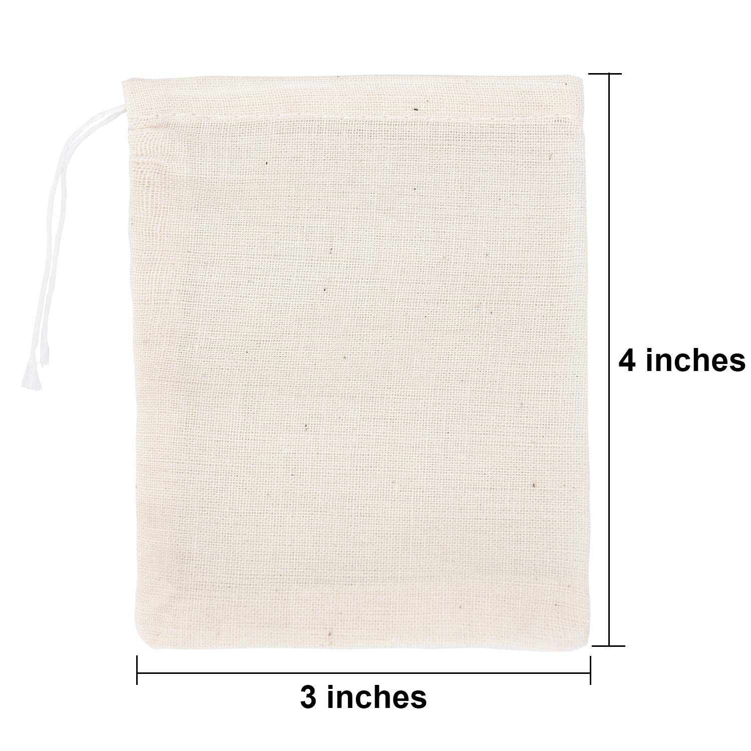 Tatuo burlap sachets with drawstrings for crafts and favors