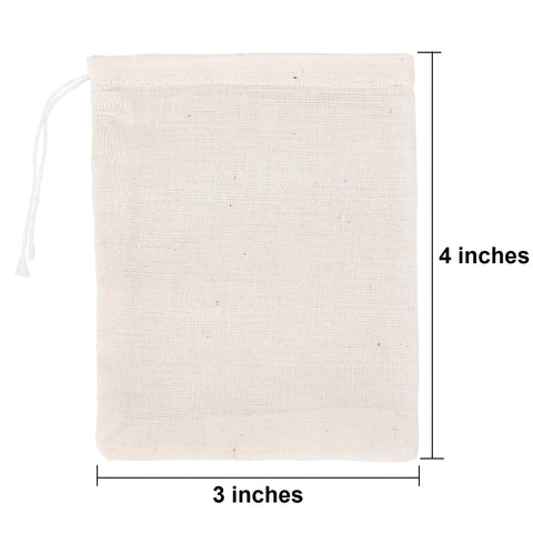 Tatuo burlap sachets with drawstrings for crafts and favors