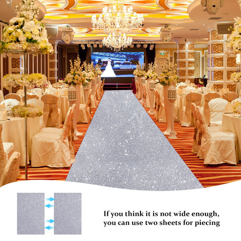 Tatuo glitter runner suitable for indoor and outdoor events.