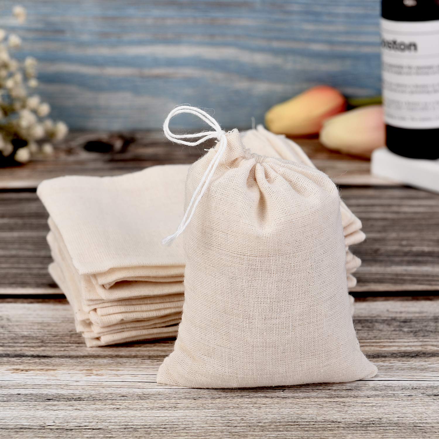 Tatuo wedding favors bags with drawstrings for elegant gifting