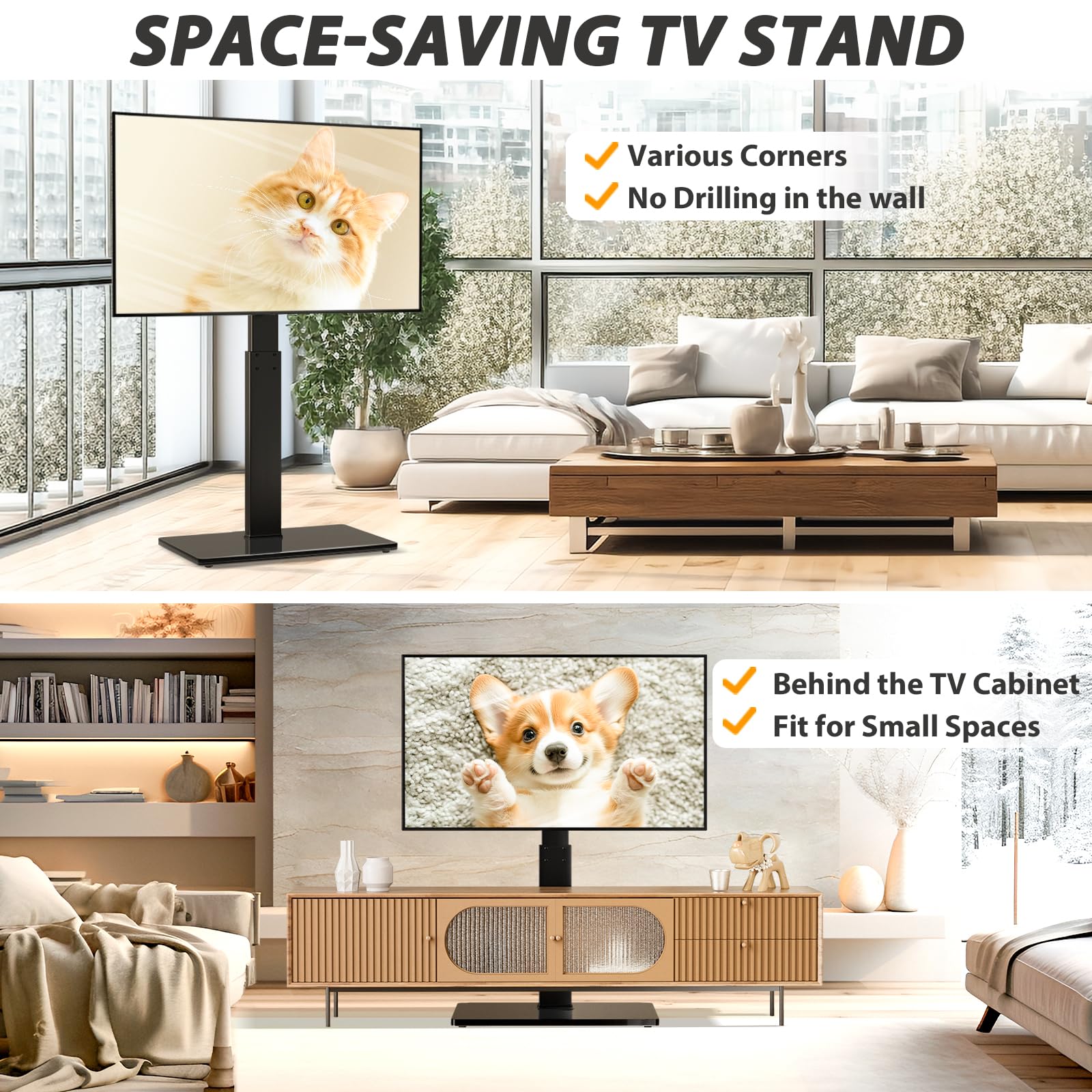 TAVR Apple TV mount and cable management keep cords organized and out of sight.